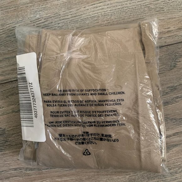 NWT LANDS' END GIRLS PLAIN FRONT BLEND CHINO SHORTS KHAKI 5, 13, 14S (SLIM) - Picture 12 of 15